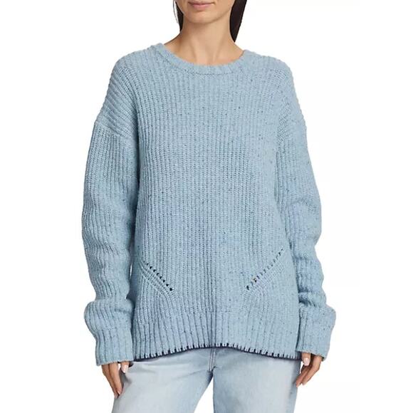 ATM Anthony Thomas Melillo Merino Wool Alpaca Blend Oversize Sweater Chunky Knit - Picture 1 of 16